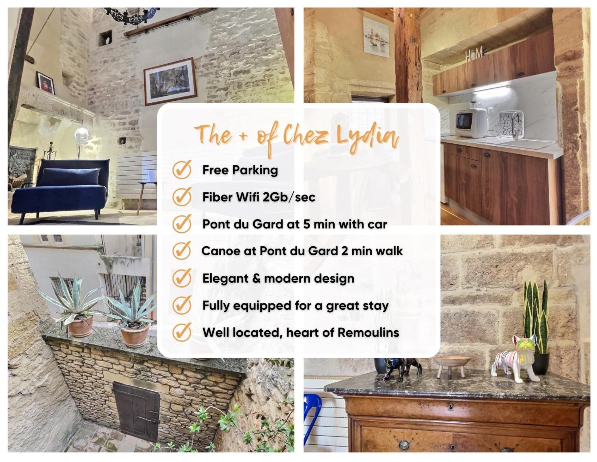 Chez Lydia - Loft Cosy, Depart Canoe A Pied, Proche Pont-Du-Gard Et Uzes Remoulins Εξωτερικό φωτογραφία